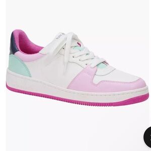 NWOB KATE SPADE Bolt Colorblock Sneaker Pink White 9